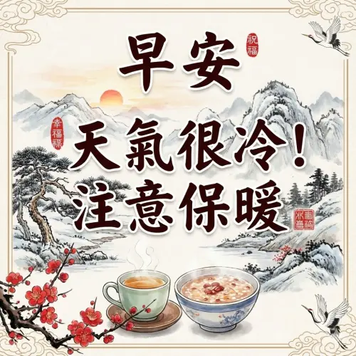 ▲2026寒流來襲，《NOWNEWS》寒流問候圖免費下載，關心讀者健康平安。（圖／AI生成）