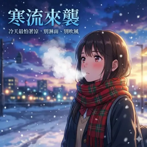 ▲2026寒流來襲，《NOWNEWS》寒流問候圖免費下載，關心讀者健康平安。（圖／AI生成）