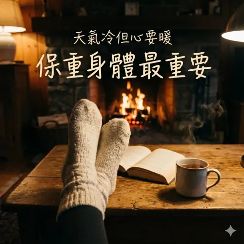 ▲2026寒流來襲，《NOWNEWS》寒流問候圖免費下載，關心讀者健康平安。（圖／AI生成）