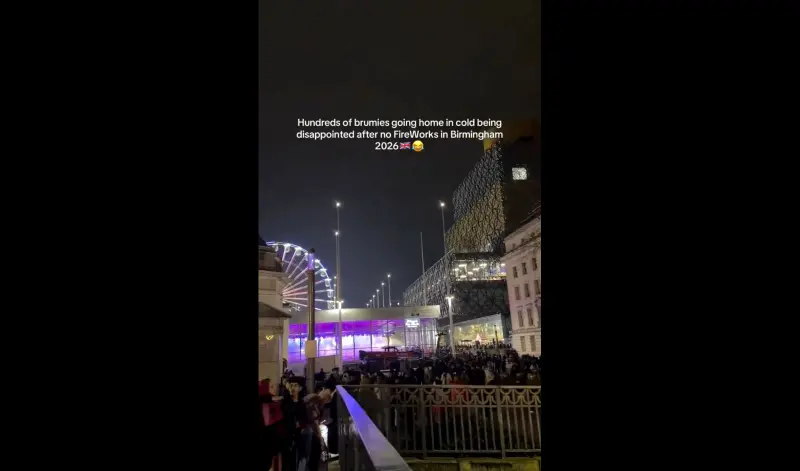 最慘跨年！英國伯明罕民眾枯等煙火等了個寂寞　連兩年被假消息騙