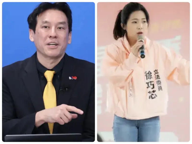 ▲1.25兆軍購案卡關！黃暐瀚喊快排案嚴審，徐巧芯火大嗆：空白授權。（圖／左：記者陳明安攝影，右：翻攝徐巧芯臉書）