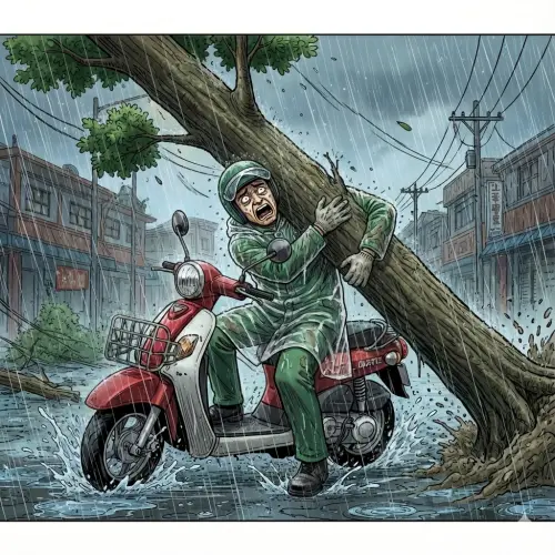 郵差遭路樹壓死！公路局拒國賠還辯「雨天送信有過失」　他批冷血
