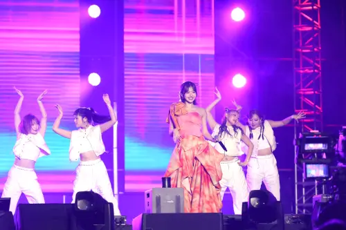 ▲全能天后鈴木愛理所帶來的表演，創造出第3高的電視收視率。（圖／南市府提供）