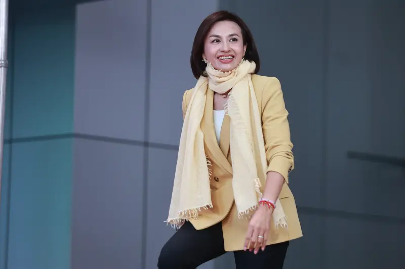    ▲邱議瑩表示，既然要參加比賽，就要遵守遊戲規則，「所以我一定會支持勝出的那一位候選人」。（圖／記者葉政勳攝，2025.01.03）  