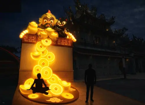 ▲北港武德宮公布今年春節三大主燈，圖為「虎你財源滾滾」主燈。（圖／翻攝北港武德宮官網www.wude.org.tw/）