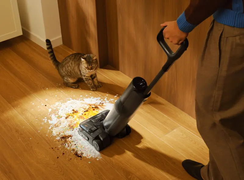 石頭洗地機F25 ACE Pro開箱！多了泡沫清潔力更強　優缺點一次看