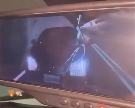 ▲近期有民眾分享，在雪隧開車被疑似逼車的影片，引發熱議，國道警察表示，最高可罰6000元。（圖／翻攝自臉書粉專「爆料公社」）