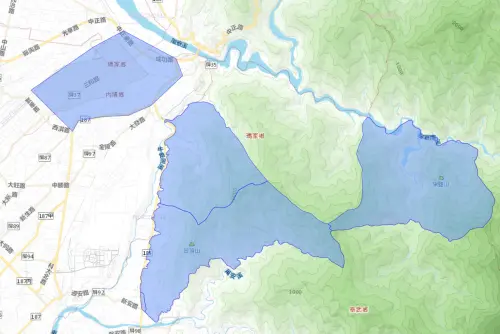 ▲屏東縣1月5日停水影響範圍。（圖／台灣自來水公司water.gov.tw/）