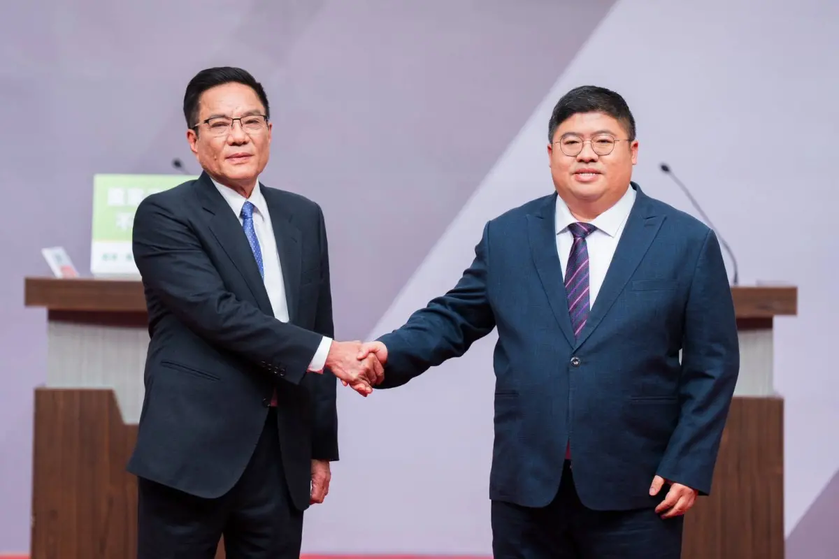 ▲民進黨今日舉行嘉義縣初選政見發表會，雙方你來我往。（圖／民進黨提供）