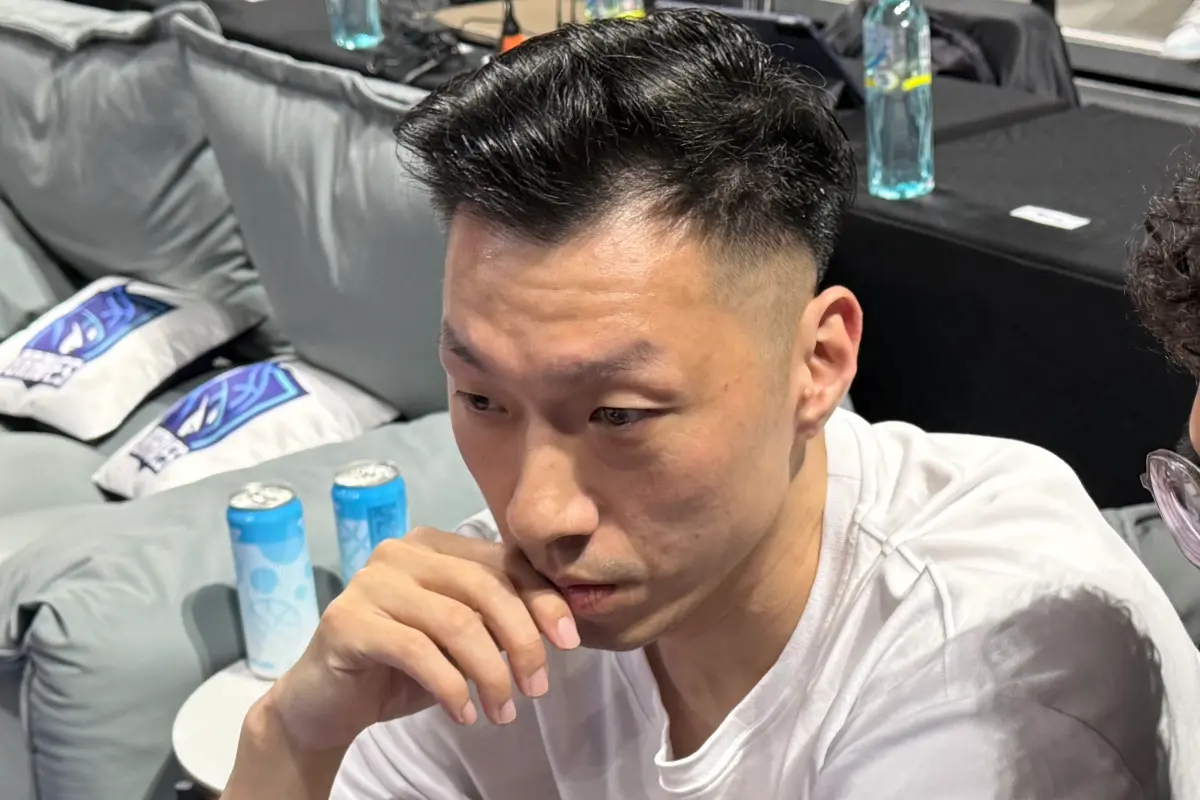 ▲面對外界的不捨與討論，成力煥說道雖然籃球生涯還是有些遺憾，但這就是人生的一部分。此外，成力煥也提到昨日先發回歸的「野獸」林志傑，直言這就是他在勇士擔任助教期間最印象深刻的事。（圖／記者陳昱慈攝）