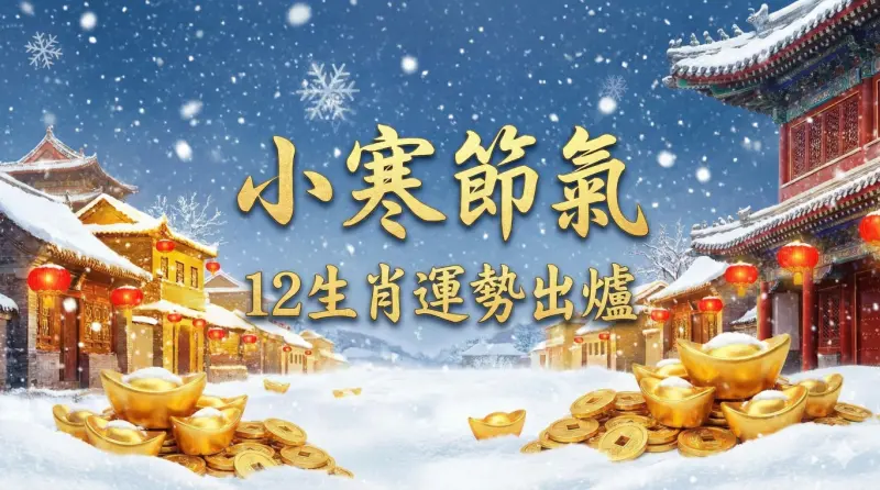小寒越冷越旺挑戰寒流！12生肖運勢全出爐　屬豬奪冠、馬狗要撐住