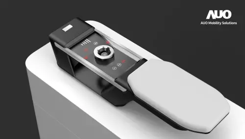 ▲友達智慧移動全新發表INVISY隱形科技系列，提供直覺控制的主動觸覺回饋與壓力感測，並且動態呈現、僅在需要時顯示。（圖╱友達提供）