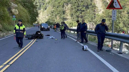 ▲國立東華大學一名光電系大二的陳姓男學生，行經中橫公路179公里處時，疑似因過彎失控自撞護欄，導致整個人摔落10米深邊坡身亡。（圖／民眾提供）