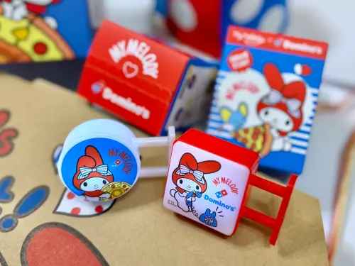 ▲「美樂蒂閃耀迷你招牌燈箱」實拍。（圖／記者蕭涵云攝）