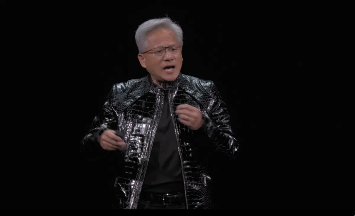 ▲根據陸媒消息，輝達執行長黃仁勳已經抵達中國上海辦公室。（圖╱取自NVIDIA YouTube頻道）
