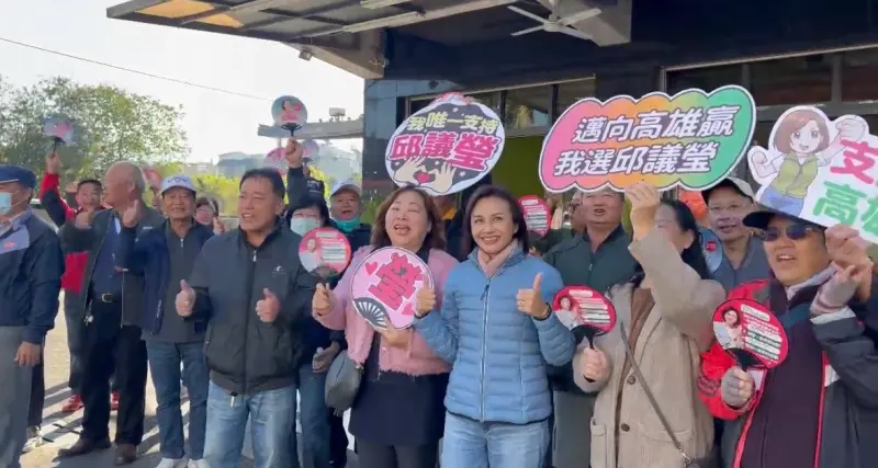 ▲ 邱議瑩今天在個人社群上，陸續分享名人表態「我支持邱議瑩」的推薦影片，有金馬獎得主陳慕義、滅火器樂團主唱楊大正等藝人，展現超強好人緣，邀請更多朋友一起支持。 （圖／立委邱議瑩辦公室提供）