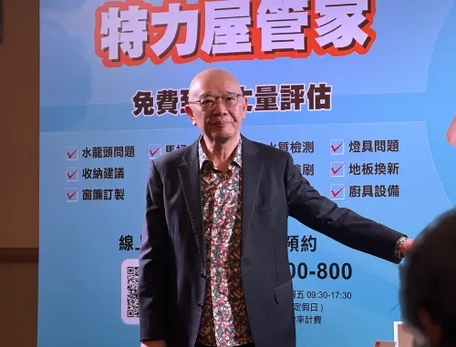 ▲特力集團總裁暨特力屋董事長何湯雄。（圖／記者鍾怡婷攝）