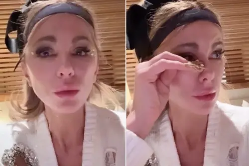 ▲凱特貝琴薩提到自己暴瘦又被酸民攻擊，想到去年去世的媽媽，忍不住拭淚。（圖／摘自 IG@katebeckinsale)