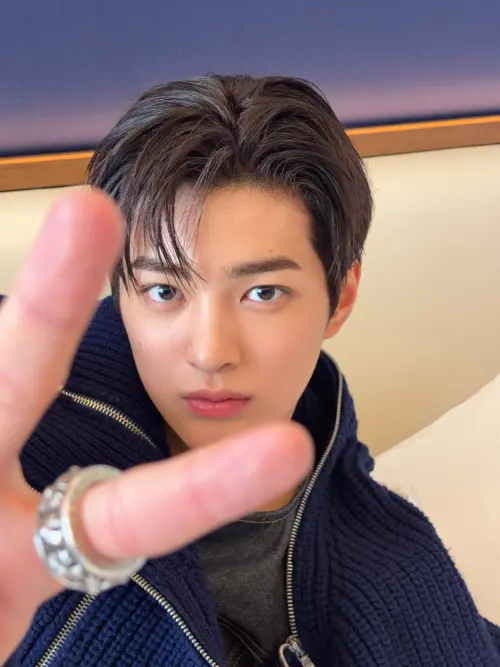 ▲安乾鎬有「下一位臉蛋天才」、「最強年下男」、「地球球草」、「帥得最權威的偶像」等封號。（圖／CORTIS IG＠cortis）