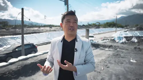 ▲光復鄉代會主席廖翊鈞指出，盼縣府能盡快派大型機具清理佛祖街住家。（圖／記者王郁勳攝）