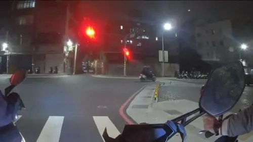 ▲三重警追逆向毒駕。（圖／翻攝畫面）