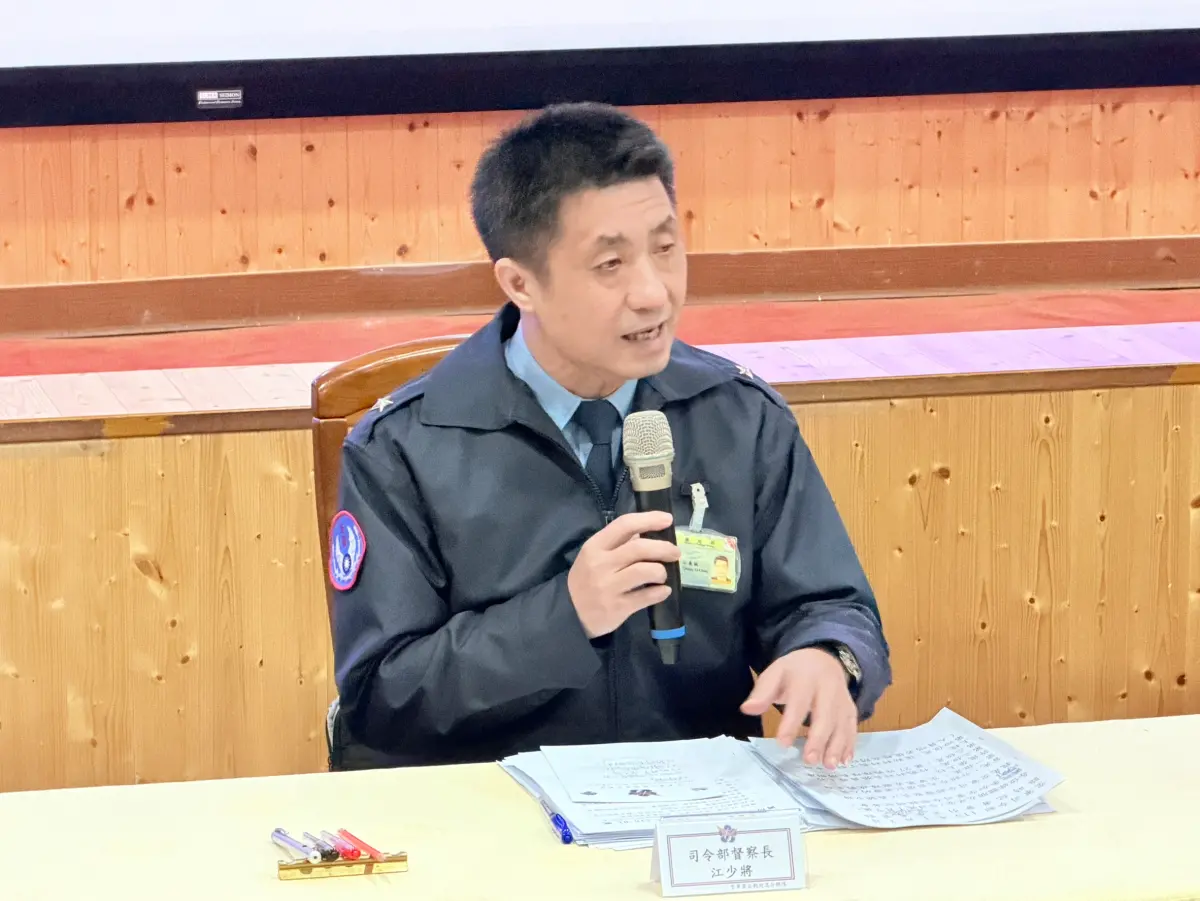 ▲空軍司令部督察長少將江義誠召開記者會說明搜救情況。（圖／記者嚴俊強攝，2026.01.07）