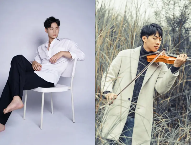 ▲知名籃球教練「鳥總」許智超的兒子許祐瑋（左），不滿「小提琴王子」林子安（右）介入他與女友的感情，強逼林子安發文道歉，遭法院以強制罪判拘役30天。（圖／翻攝IG、臉書）