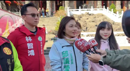 ▲邱議瑩除謝謝市民朋友對我的支持跟肯定外，也強調，還是會持續平常心把它列入參考，也會持續努力。（圖／立委邱議瑩辦公室提供）