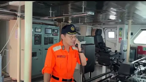 ▲F-16救援持續海巡艦艇尋人，明加派18架次戰機擴大規模。（圖／海巡署提供）