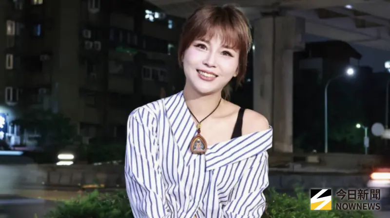 ▲31歲直播主丟丟妹（李明珊；如圖）上月心臟劇痛緊急送醫，昨（7）日她出席媒體餐敘，還原當下「宛如快沒命」，崩潰大哭交代完好遺言，並一度懷疑去年11月從中國廣州返台後，疑似中邪「被煞到」，才讓身體變差。（圖／記者吳翊緁攝影）