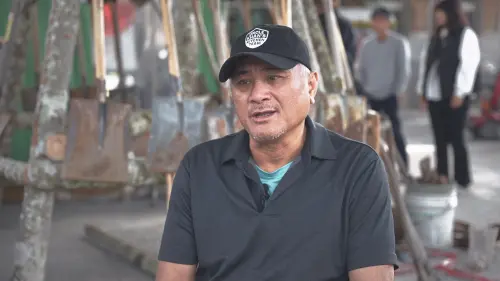 ▲馬太鞍部落主席徐清德指出，災區重建要納入部落文化及信仰方面。（圖／記者王郁勳攝）