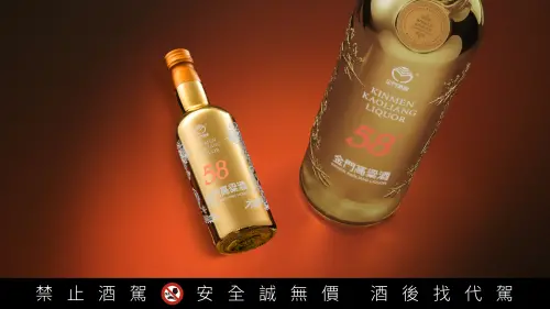 ▲掌中之寶！昔日一瓶難求的鍍金特仕版（右），化身精緻袖珍瓶（左），彌補當年未能收藏的遺憾！ （圖/黑松提供）