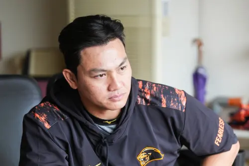 ▲江少慶因林岱安FA補償來到統一獅，本季月薪仍是百萬，目前按照教練團制定的方向持續練習，目標4月下旬於一軍登板。（圖／統一獅提供）