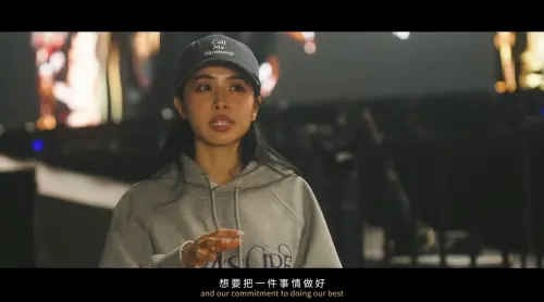▲蔡依林在幕後花絮當中提到，希望每一次的演出，大家都能感受到團隊真心誠意的想把每一件事都做好。（圖/YT@蔡依林官方頻道）
