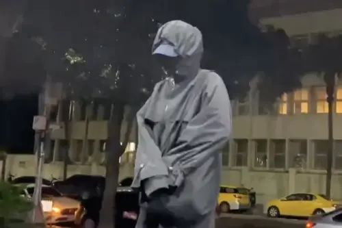 ▲太子集團在台核心幹部王昱棠的左右手詹雯卉，經北檢複訊後加保50萬（共計130萬）交保。（圖／翻攝畫面）