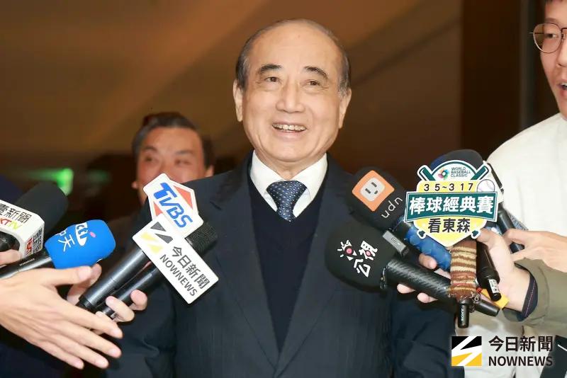 ▲立法院前院長王金平則說，他沒有參與黨務，相信能跟中國有所往來，會對兩岸情勢有所緩解。（圖／記者葉政勳攝）