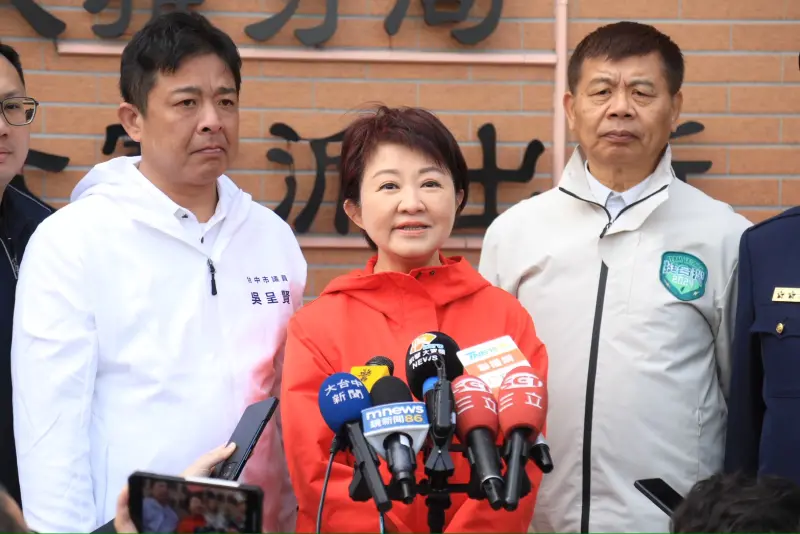 ▲盧秀燕喊話賴清德，應由國家編列免費營養午餐預算。（圖／台中市政府提供，2026.01.09）