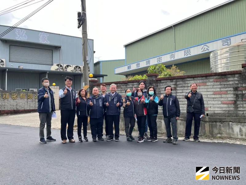 ▲大里區草堤路158巷道路重舖完工(圖／民政局提供2026.1.9)