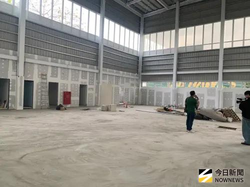 ▲台鋼雄鷹「皇鷹學院」開箱，台鋼天鷹專屬訓練排球館目前建造中。（圖／記者陳柏翰攝）