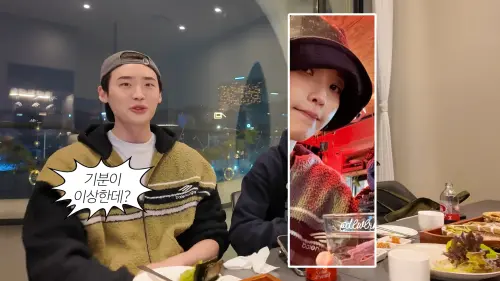 ▲IU（李知恩）跟李鐘碩（左）穿同款衣服，被眼尖粉絲發現，隔空放閃閃瞎網友。（圖／YouTube@rhywith、IG@kiteleeflying）