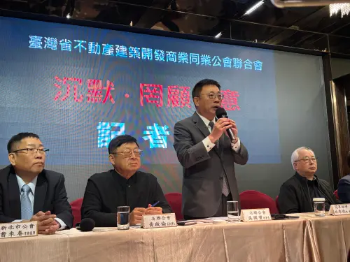 ▲台灣省不動產建築開發商業同業公會聯合會理事長吳國寶指出，全台最終合法場量能不足，要求政府廢土管理新制應延後4年再實施。（圖／記者徐銘穗攝）