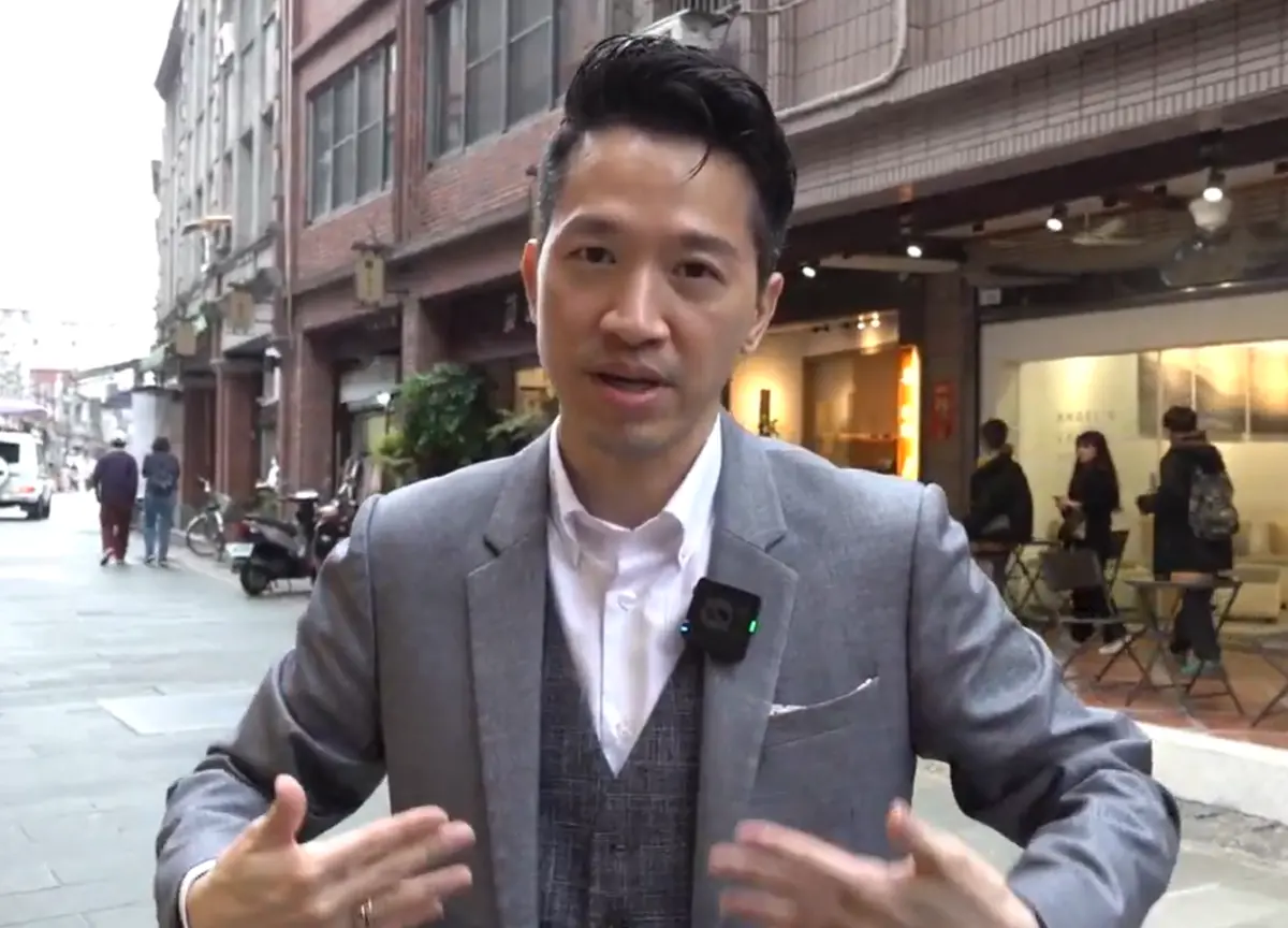 ▲何志偉笑稱，要跟台積電「跪」一下，「看可不可以回到我們的桃園！」（圖／今日新聞攝影中心）