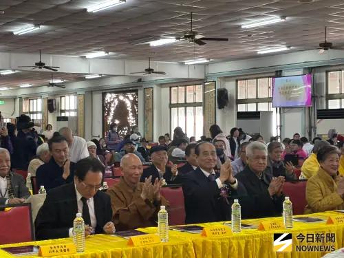 ▲會中達成成立「台灣道教學院籌備委員會」共識，王金平率先捐出200萬元，拋磚引玉獲得5位熱心人士響應。(圖／記者金武鳳攝，2026.1.9)