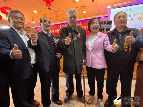 ▲全國道教領袖在台中大會師，立委楊瓊瓔到場致意，表示一直追隨王金平，如今繼續追隨王的道教學院。（圖／記者金武鳳攝，2026.1.9)