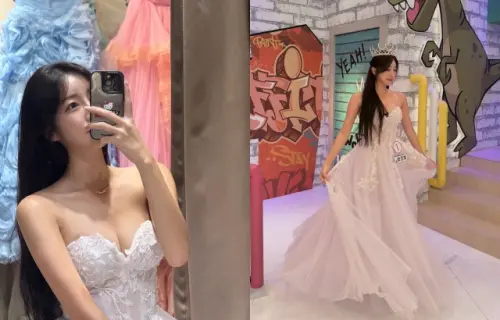 ▲安芝儇昨日在IG上傳多張婚紗美照。（圖／安芝儇IG@wlgus2qh）