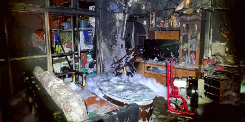 基隆民宅火警！父女互救嗆昏送醫插管治療　尚未脫離險境　