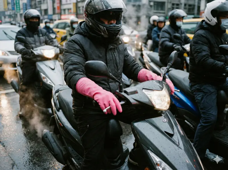 冬天騎車手凍僵？洗碗手套完勝萬元GORE-TEX　鏡片防霧抹「這罐」