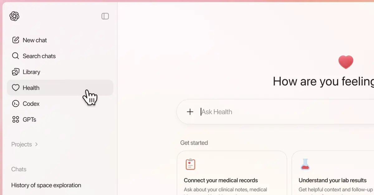 ▲根據OpenAI統計，每週有高達 2.3 億人狂問健康問題，讓OpenAI推出「ChatGPT 健康」模型。（圖／翻攝官網）