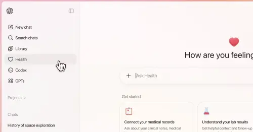 ▲ChatGPT 健康功能。（圖／翻攝官網）