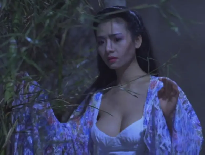 ▲葉子楣（如圖）以《聊齋艷譚》中的性感演出走紅，後來在《聊齋艷譚2》僅客串也無裸露，但該片拍得太煽情，在台灣被剪很大，片長也只剩1小時多一點，影響賣座表現。（圖／摘自mydramalist）